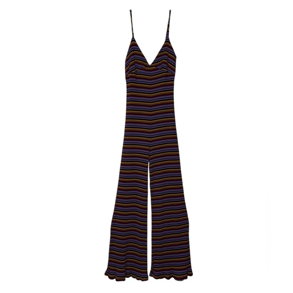 Anthropologie SUNDRY Striped Knit Jumpsuit sz. (1) Sz. Small Sz. 4-6  NWOT - Picture 11 of 16
